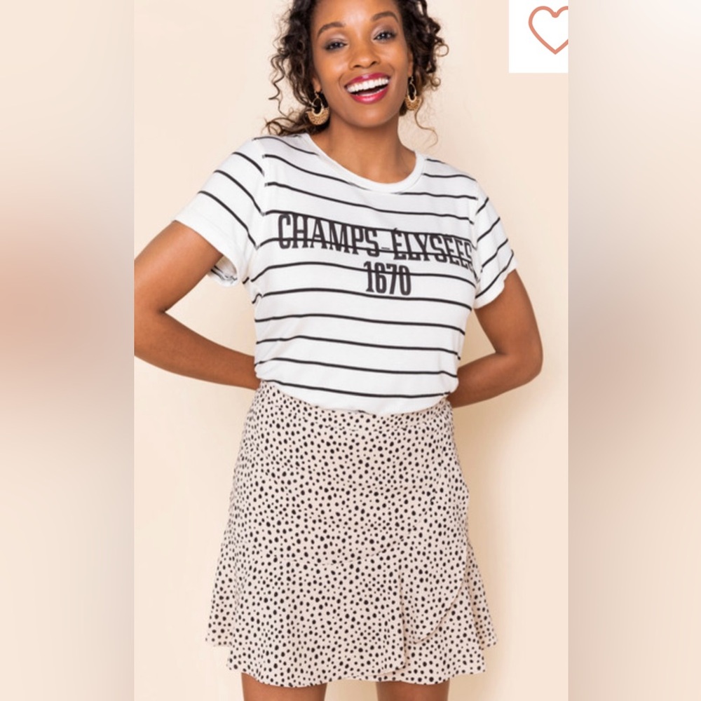 Francesca’s - Ruffled Mini Skirt